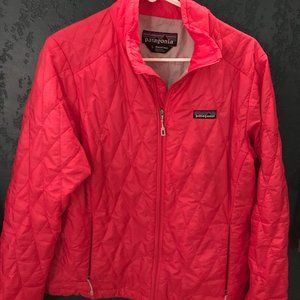 Patagonia Pink Nano Puff Jacket (Women's L)